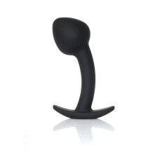 Анальна пробка - Silicone Black Curved Plug L Анальна пробка - Silicone Black Curved Plug L