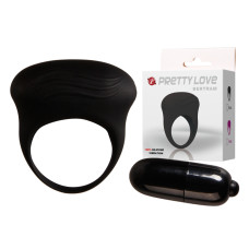 Ерекційне кільце - Pretty Love Bertram Penis Ring Black Ерекційне кільце - Pretty Love Bertram Penis Ring Black