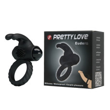 Ерекційне кільце - Pretty Love Eudora Penis Ring Black Ерекційне кільце - Pretty Love Eudora Penis Ring Black