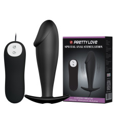 Анальна пробка - Pretty Love Special Anal Stimulation Vibrating Penis Black