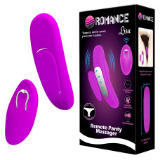 Кліторальний стимулятор - Romance Lisa Remote Panty Massager Purple Кліторальний стимулятор - Romance Lisa Remote Panty Massager Purple