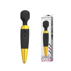 Класичний вібратор - Pretty Love Power Wand Black Gold