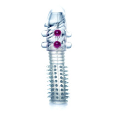 Насадка на член - Penis Sleeve Beaded Clear Насадка на член - Penis Sleeve Beaded Clear