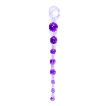 Анальний ланцюжок - Boss Jelly Anal Beads Purple Анальний ланцюжок - Boss Jelly Anal Beads Purple