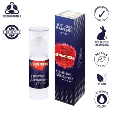 Масажна олія - MAI Attraction Massage Oil Champagne Strawberry, 50 мл (09.2026) Масажна олія - MAI Attraction Massage Oil Champagne Strawberry, 50 мл (09.2026)