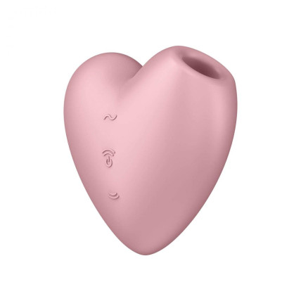 Вакуумний стимулятор - Satisfyer Cutie Heart Light Red Вакуумний стимулятор - Satisfyer Cutie Heart Light Red