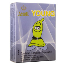 Презервативи - Amor Young, 3 шт. Презервативи - Amor Young, 3 шт.