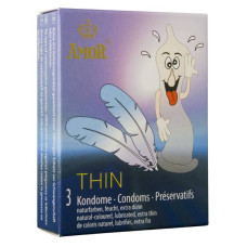 Презервативи - Amor Thin, 3 шт.
