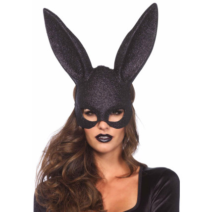 Маска - Glitter Masquerade Rabbit Mask Black Маска - Glitter Masquerade Rabbit Mask Black