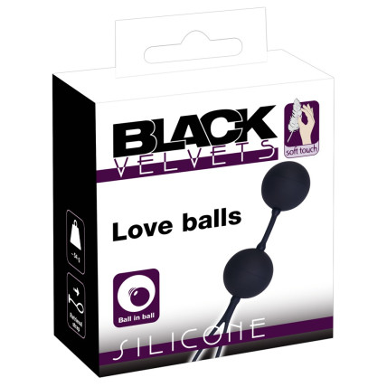 Вагінальні кульки - Black Velvets Balls Silicone Вагінальні кульки - Black Velvets Balls Silicone