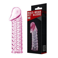 Насадка на член - Male-Wear Net Sleeve Pink