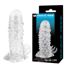 Насадка на член - Brave Man Penis Sleeve Clear Насадка на член - Brave Man Penis Sleeve Clear