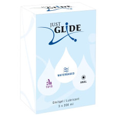 Набір лубрикантів - Just Glide, 3x200 мл