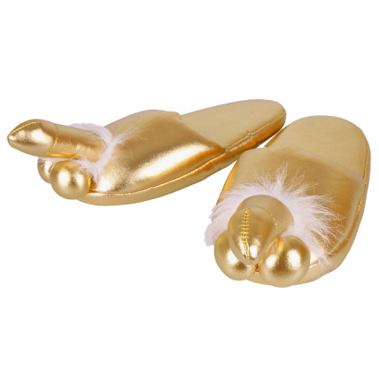 Тапочки - Golden Penis Puschen Тапочки - Golden Penis Puschen
