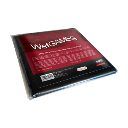 Простирадло - SexMAX WetGAMES Sex-Laken, 180 x 220 см, чорний Простирадло - SexMAX WetGAMES Sex-Laken, 180 x 220 см, чорний