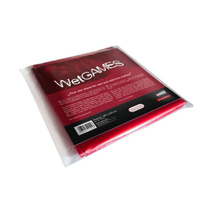 Простирадло - SexMAX WetGAMES Sex-Laken, 180 x 220 см, червоний Простирадло - SexMAX WetGAMES Sex-Laken, 180 x 220 см, червоний