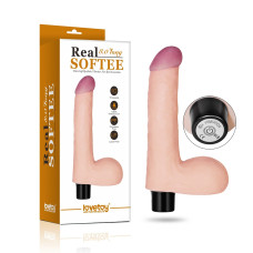Реалістичний вібратор - Real Softee Vibrator With Balls 8 Реалістичний вібратор - Real Softee Vibrator With Balls 8