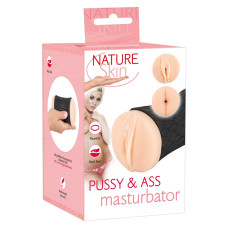Мастурбатор вагіна і анус - Nature Skin Pussy & Ass Masturbator Мастурбатор вагіна і анус - Nature Skin Pussy & Ass Masturbator