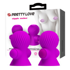 Вакуумна помпи для сосків - Pretty Love Nipple Sucker Purple Вакуумна помпи для сосків - Pretty Love Nipple Sucker Purple