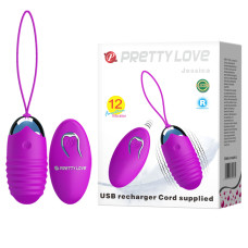 Віброяйце - Pretty Love Jessica Vibrating Egg Purple