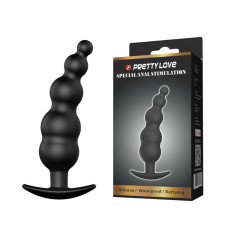 Анальна пробка - Pretty Love Special Anal Stimulation Butt Plug Black Анальна пробка - Pretty Love Special Anal Stimulation Butt Plug Black