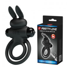 Ерекційне кільце - Pretty Love Vibrant Penis Ring III Black Ерекційне кільце - Pretty Love Vibrant Penis Ring III Black