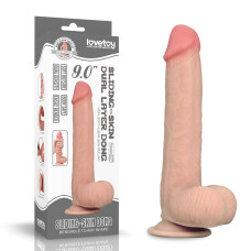 Фалоімітатор - Sliding-Skin Dual Layer Dong 9