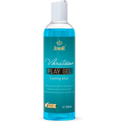 Лубрикант - Vibratissimo Cooling Blue, 250 мл Лубрикант - Vibratissimo Cooling Blue, 250 мл