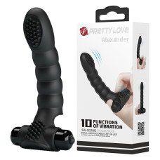 Насадка на палець - Pretty Love Alexander Finger Vibrator Black Насадка на палець - Pretty Love Alexander Finger Vibrator Black