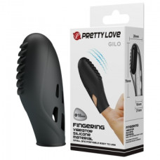 Насадка на палець - Pretty Love Gilo Finger Vibrator Black Насадка на палець - Pretty Love Gilo Finger Vibrator Black