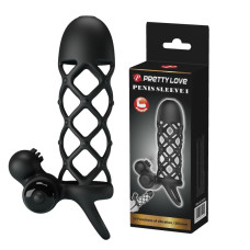 Насадка на член - Pretty Love Penis Sleeve I Black Насадка на член - Pretty Love Penis Sleeve I Black