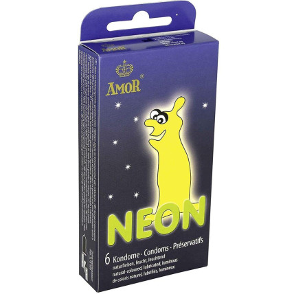 Презервативи - Amor Neon, 6 шт. Презервативи - Amor Neon, 6 шт.