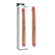 Двосторонній фалоімітатор - King-Sized Realistic Slim Ultra Double Dildo 17