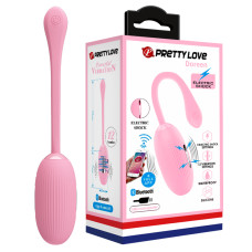 Віброяйце - Pretty Love Doreen Electric Shock Egg Light Pink (App) Віброяйце - Pretty Love Doreen Electric Shock Egg Light Pink (App)