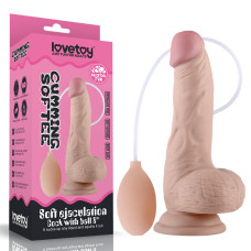 Фалоімітатор - Soft Ejaculation Cock With Ball 8