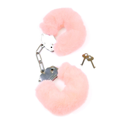 Наручники - Fetish Boss Series Furry Cuffs Light Pink Наручники - Fetish Boss Series Furry Cuffs Light Pink