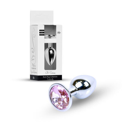Анальна пробка - Jewellery Silver Plug Rose Анальна пробка - Jewellery Silver Plug Rose