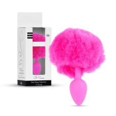 Анальна пробка - Bunny Tail Silicone Pink Plug Pink Анальна пробка - Bunny Tail Silicone Pink Plug Pink