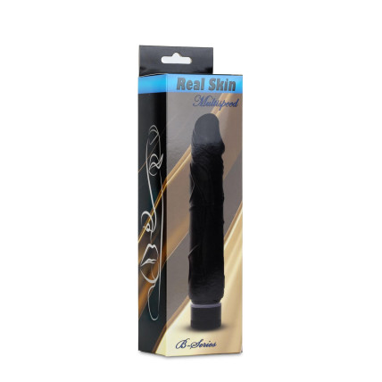 Вібратор - Real Skin Multispeed Black Вібратор - Real Skin Multispeed Black