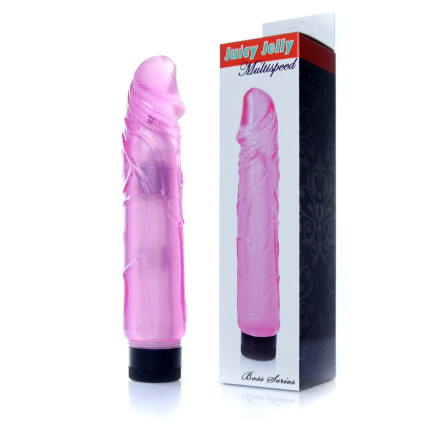 Вібратор - Juicy Jelly Multispeed Pink, 22 см Вібратор - Juicy Jelly Multispeed Pink, 22 см