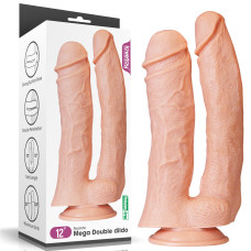 Подвійний фалоімітатор - King-Sized Realistic Mega Double Dildo 12