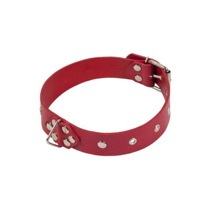 Нашийник Leather Restraints Collar, RED
