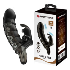 Насадка на член - Pretty Love Cuper Vibrating Penis Sleeve Black Насадка на член - Pretty Love Cuper Vibrating Penis Sleeve Black