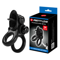 Ерекційне кільце - Pretty Love Passionate Ring Black Ерекційне кільце - Pretty Love Passionate Ring Black