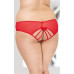 Жіночі стринги - String 2468, Plus Size, червоні