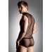 Комплект білизни - Net set, shirt and thong, чорний Комплект білизни - Net set, shirt and thong, чорний
