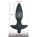 Анальна пробка - Black Velvet Vibrating Plug Medium Анальна пробка - Black Velvet Vibrating Plug Medium