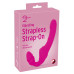 Жіночий страпон - Vibrating Strapless Strap-On Pink