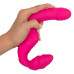 Жіночий страпон - Vibrating Strapless Strap-On Pink