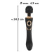 Вібратор - Cleopatra Wand Massager Black Вібратор - Cleopatra Wand Massager Black